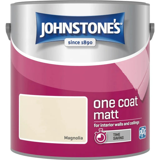 Johnstone's One Coat Matt 2.5L Magnolia