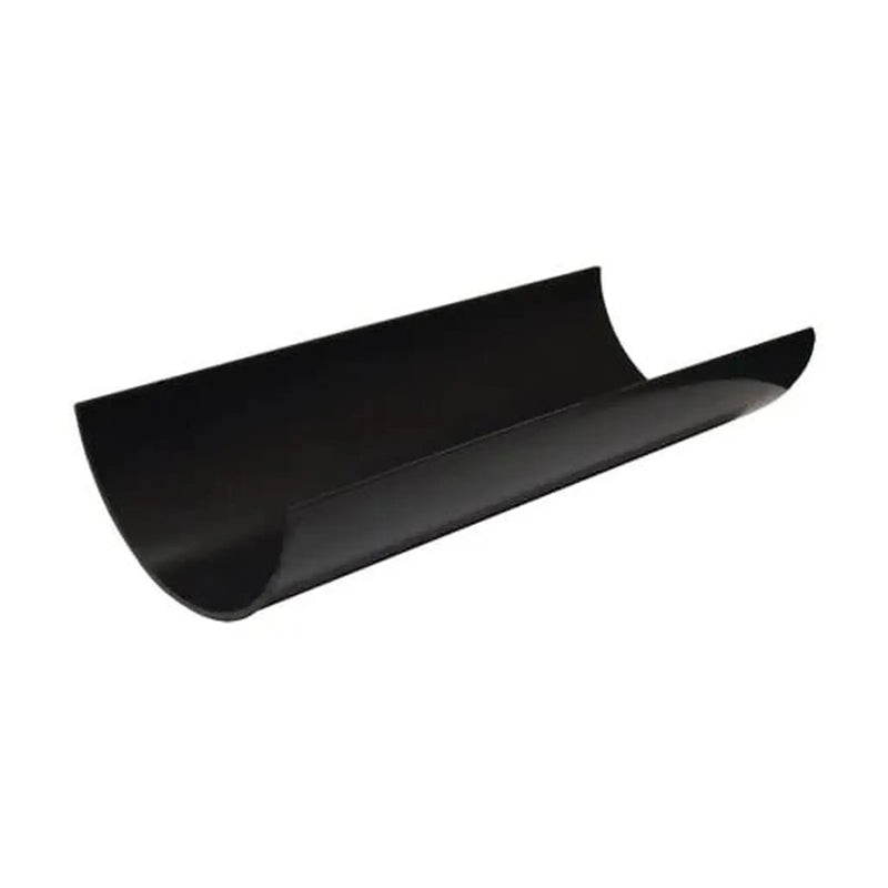 Pipelife Mini Flow Gutter Black 2m x 76mm