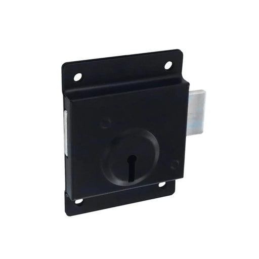 Securit Press Lock Black 100mm
