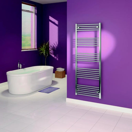 SupaPlumb Chrome Straight Towel Rail 600 x 1500mm