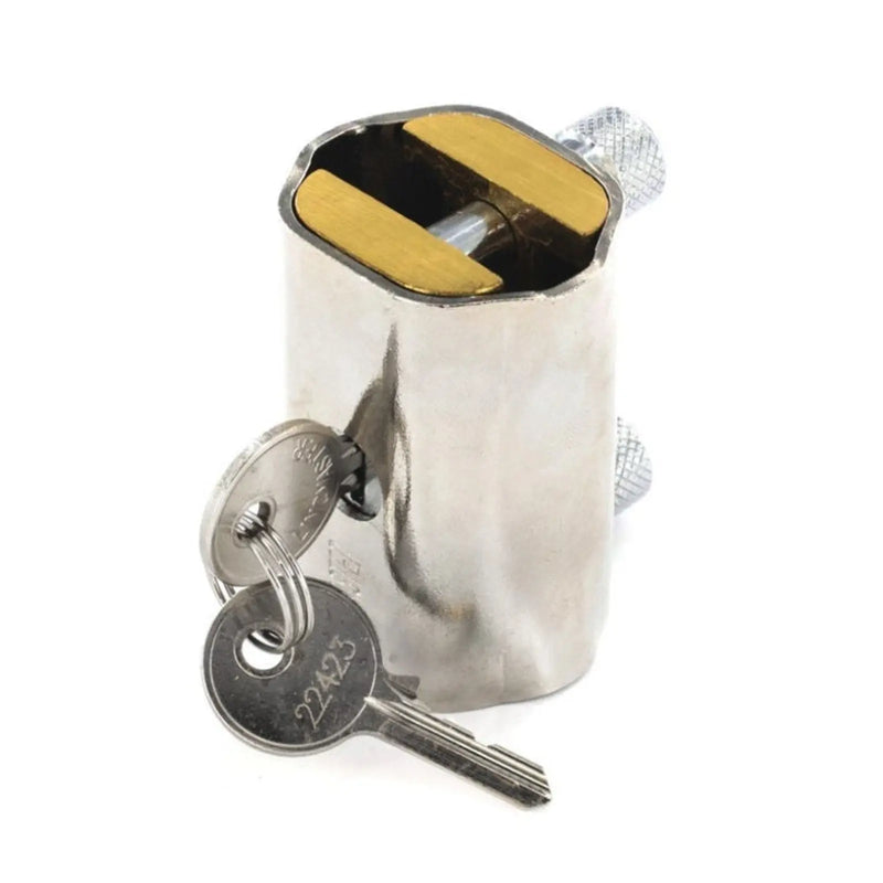 Securit Chain Lock Nickel Plated 6.10mm - Pack of 2
