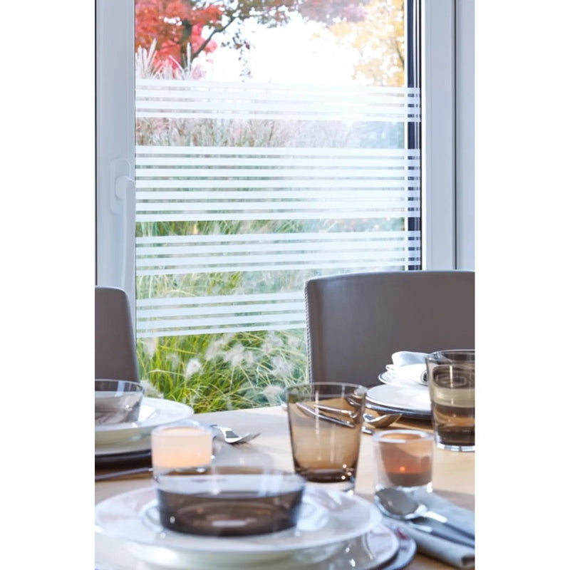 d-c-fix® Static Cling Window Film Stripe Clarity 45cm x 2m