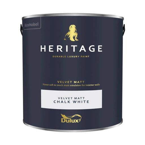 Dulux Heritage Matt 2.5L Chalk White