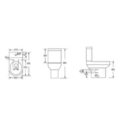 Kartell Bijoux Close Coupled Comfort Height Pan