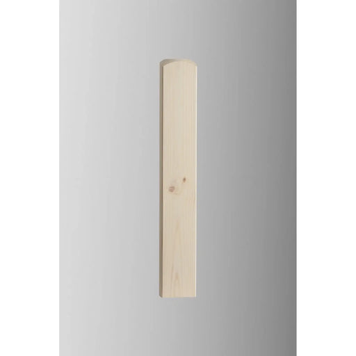 Cheshire Mouldings Newel Base Pine 91 x 615