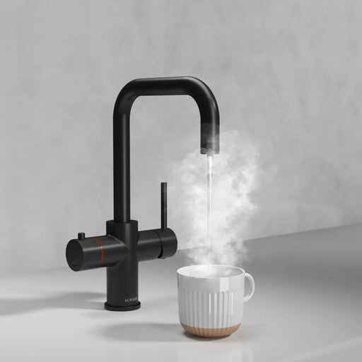 Scudo 3 In 1 Boiling Water Tap D Spout Black