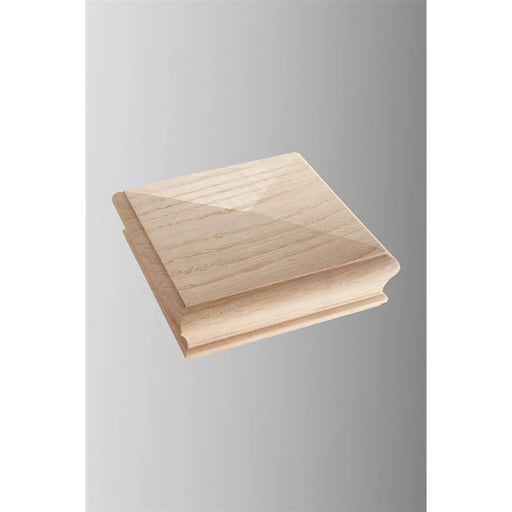 Cheshire Mouldings Pyramid Newel Cap Oak 47mm