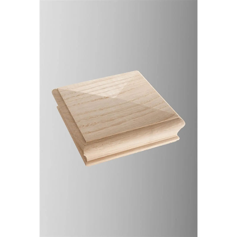 Cheshire Mouldings Pyramid Newel Cap Oak 47mm