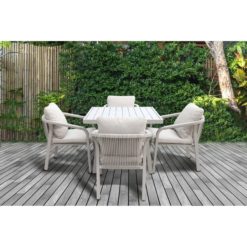 Pagoda Bordeaux Dining Set 4 Seat