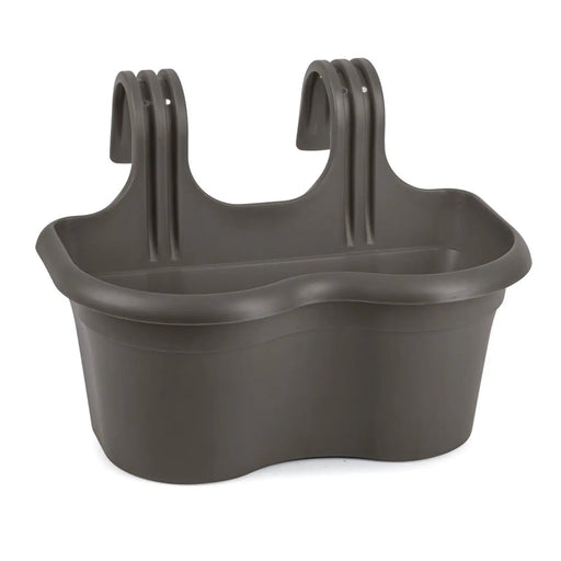 Plasticforte Balcony Double Planter Zeus Anthracite