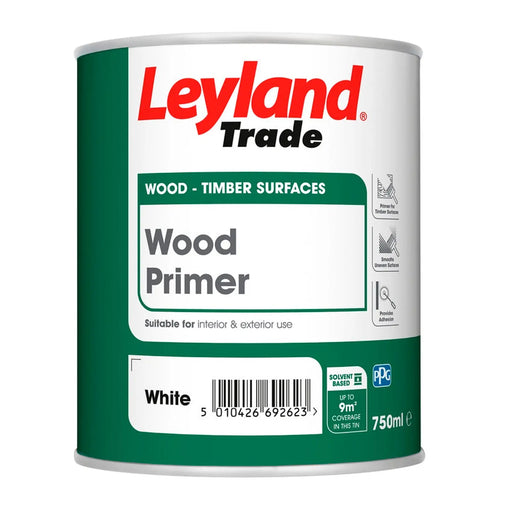 Leyland Trade Wood Primer White 750ml