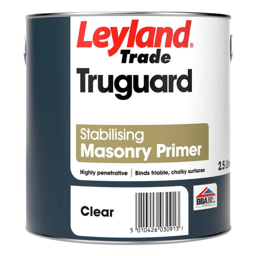 Leyland Trade Truguard Stabilising Masonry Primer 2.5L Clear