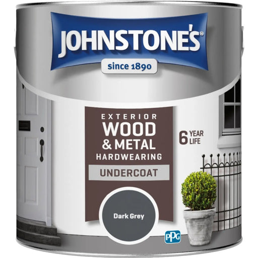 Johnstone's Exterior Undercoat 2.5L Dark Grey