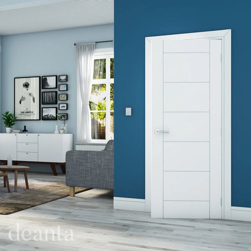 Deanta Seville White Primed Door 1981 x 838mm