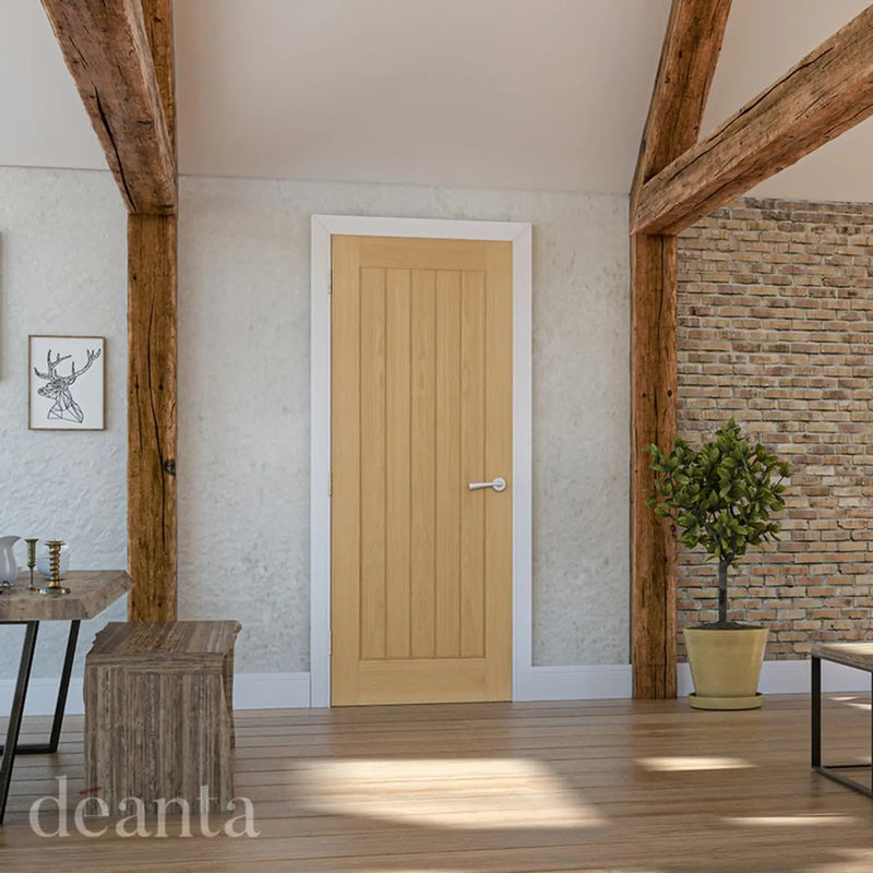 Deanta Ely Prefinished Oak Door 1981 x 838mm