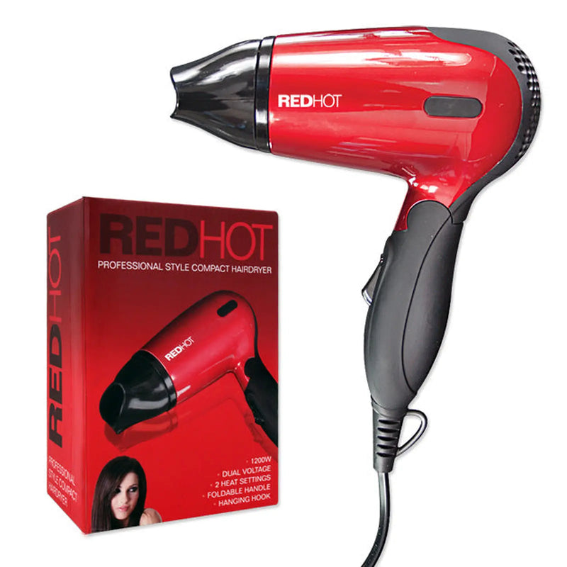 Redhot Compact Hair Dryer 1200w