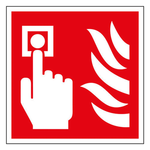 Centurion Fire alarm call point symbol - PP (150 x 150mm) - Min Order 4