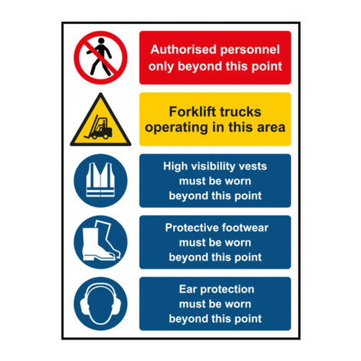 Centurion Warehouse Composite Sign Style 1 1.2mm Recyclable PP (300 x 400mm) - Min Order 2