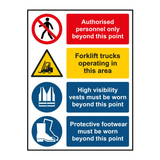 Centurion Warehouse Composite Sign Style 3 1.2mm Recyclable PP (300 x 400mm) - Min Order 2