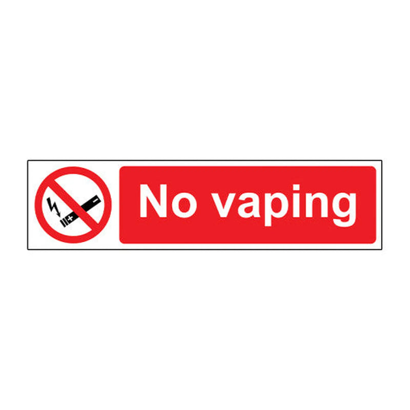 Centurion No Vaping - SAPP (200 x 50mm) - Min Order 4