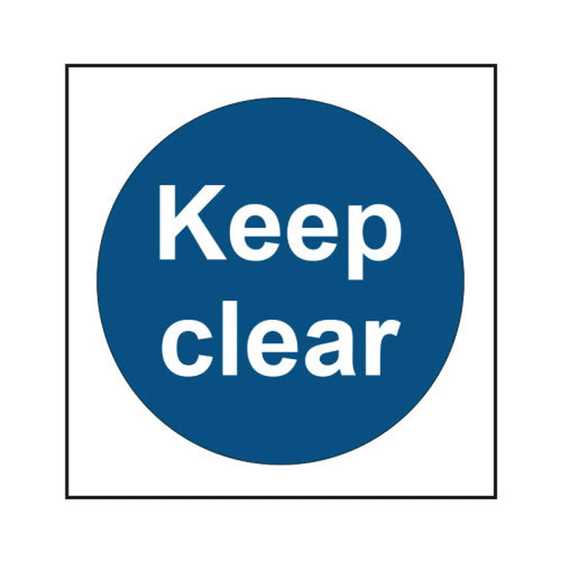 Centurion Keep clear - SAV (150 x 150mm) - Min Order 4