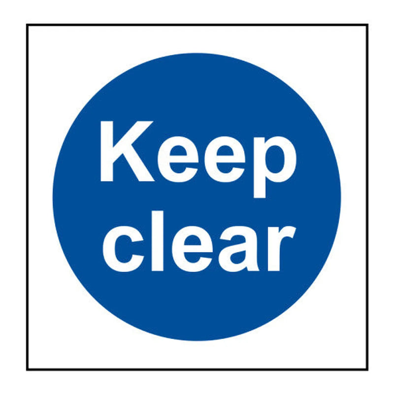 Centurion Keep clear 1.2mm Recyclable PP (150 x 150mm) - Min Order 4