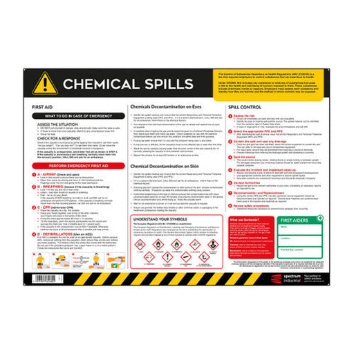 Centurion Safety Poster: Chemical Spills