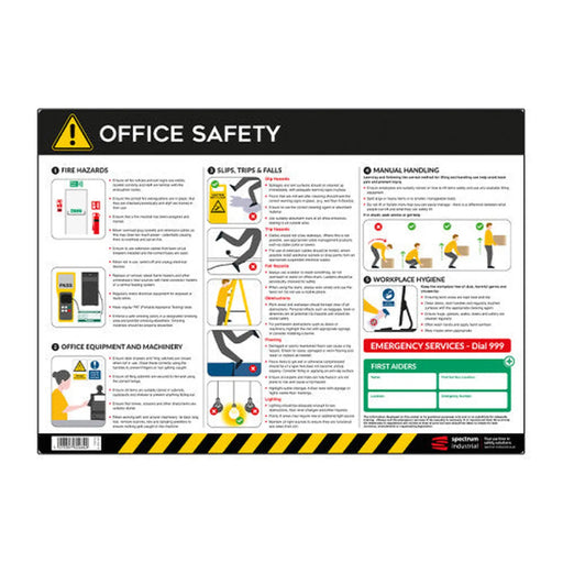 Centurion Safety Poster : Office Safety - PVC Poster