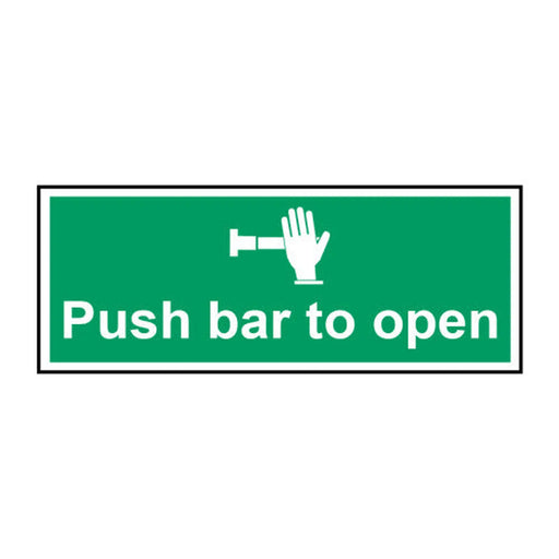 Centurion Push bar to open - Self Adhesive PP (450 x 175mm) - Min Order 2