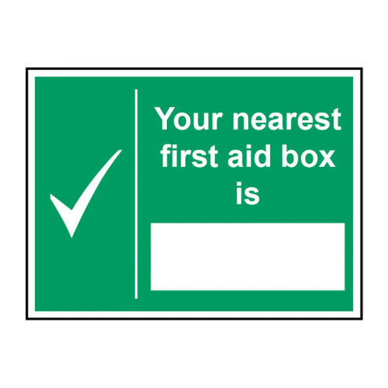 Centurion Your nearest first aid box - SAV (200 x 150mm) - Min Order 4