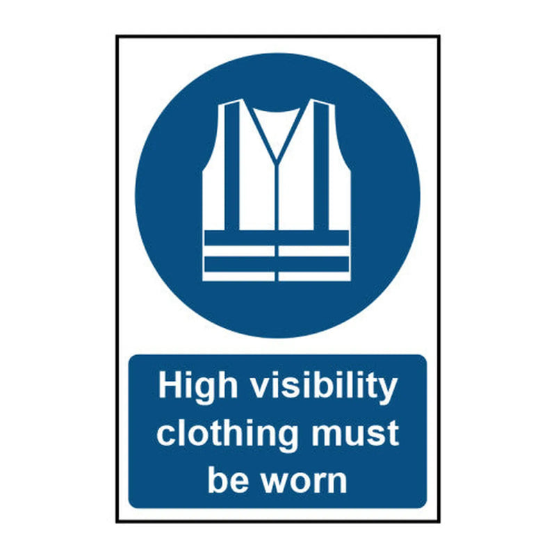 Centurion High visibility clothing must be worn - Self Adhesive PP (400 x 600mm)