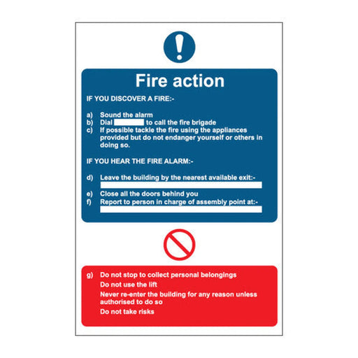 Centurion Fire Action - SAV (200 x 300mm) - Min Order 2