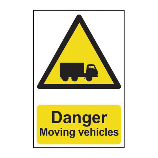 Centurion Danger beware of vehicles - Self Adhesive PP (400 x 600mm)