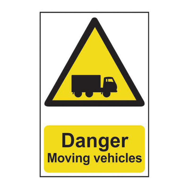 Centurion Danger beware of vehicles - Self Adhesive PP (400 x 600mm)