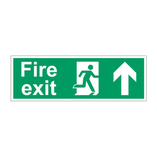 Centurion Fire exit (Man arrow up) - SAPP (450 x 150mm) - Min Order 2