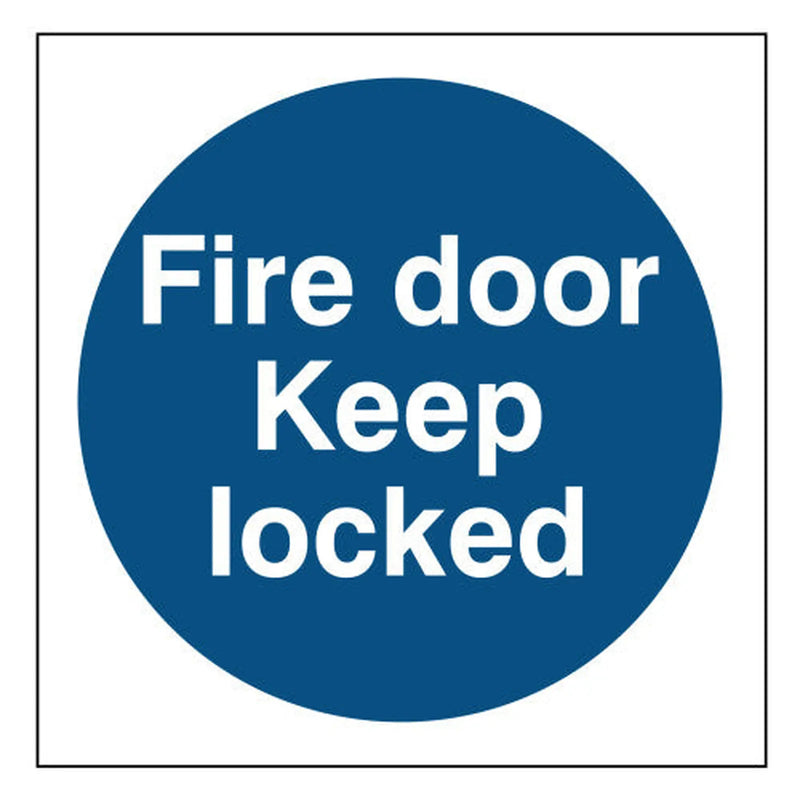 Centurion Fire door keep locked - PP (100 x 100mm) - Min Order 6