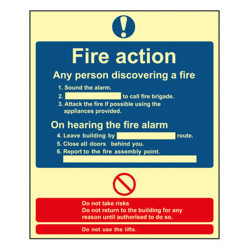 Centurion Fire action procedure - PHO (250 x 300mm)
