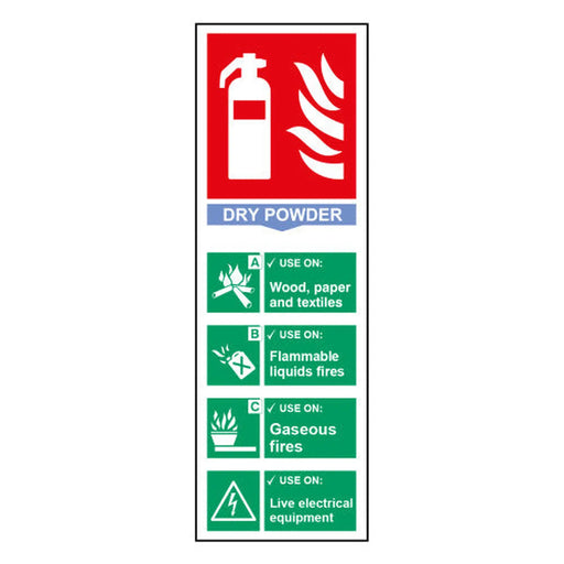 Centurion Fire extinguisher composite - Dry powder - PP (100 x 300mm) - Min Order 4