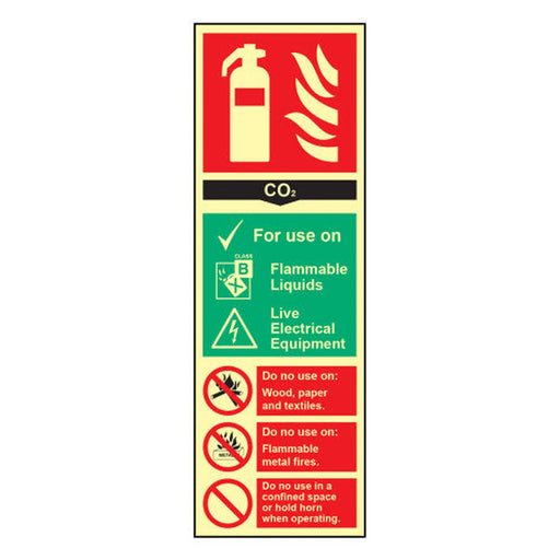Centurion Fire extinguisher: CO2 - PHO (100 x 300mm)