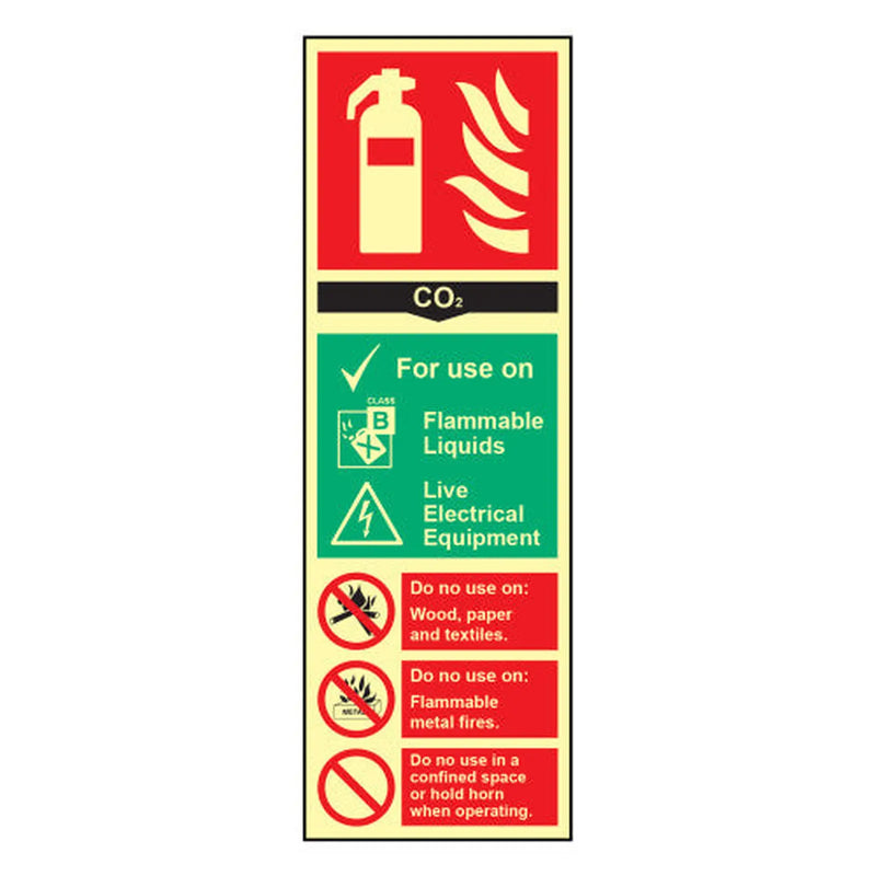 Centurion Fire extinguisher: CO2 - PHO (100 x 300mm)