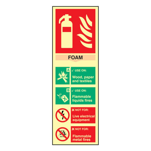 Centurion Fire extinguisher: Foam - PHO (100 x 300mm)