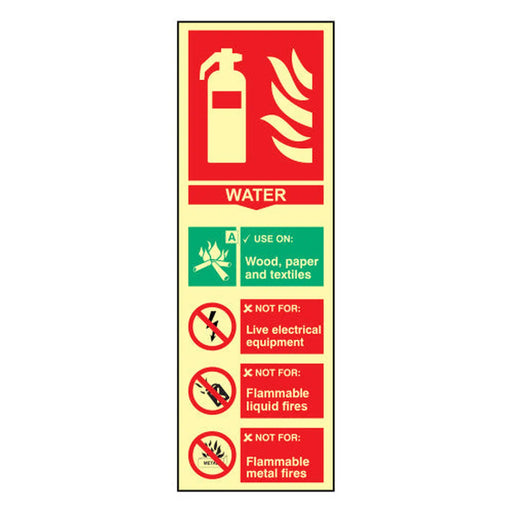 Centurion Fire extinguisher: Water - PHO (100 x 300mm)