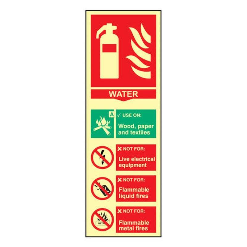 Centurion Fire extinguisher: Water - PHO (100 x 300mm)