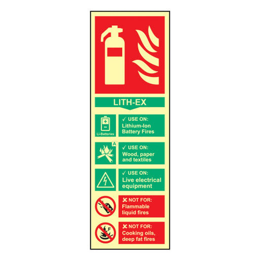 Centurion Fire extinguisher: Lithium-Ion - PHO (100 x 300mm)