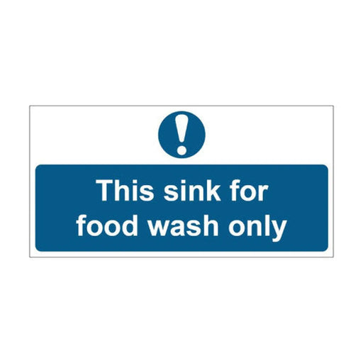 Centurion This Sink For Food Wash Only - SAV (200 x 100mm) - Min Order 4