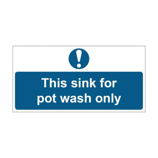 Centurion This Sink For Pot Wash Only - SAV (200 x 100mm) - Min Order 4