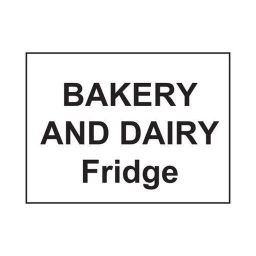 Centurion Bakery And Dairy Fridge - SAV (200 x 150mm) - Min Order 4