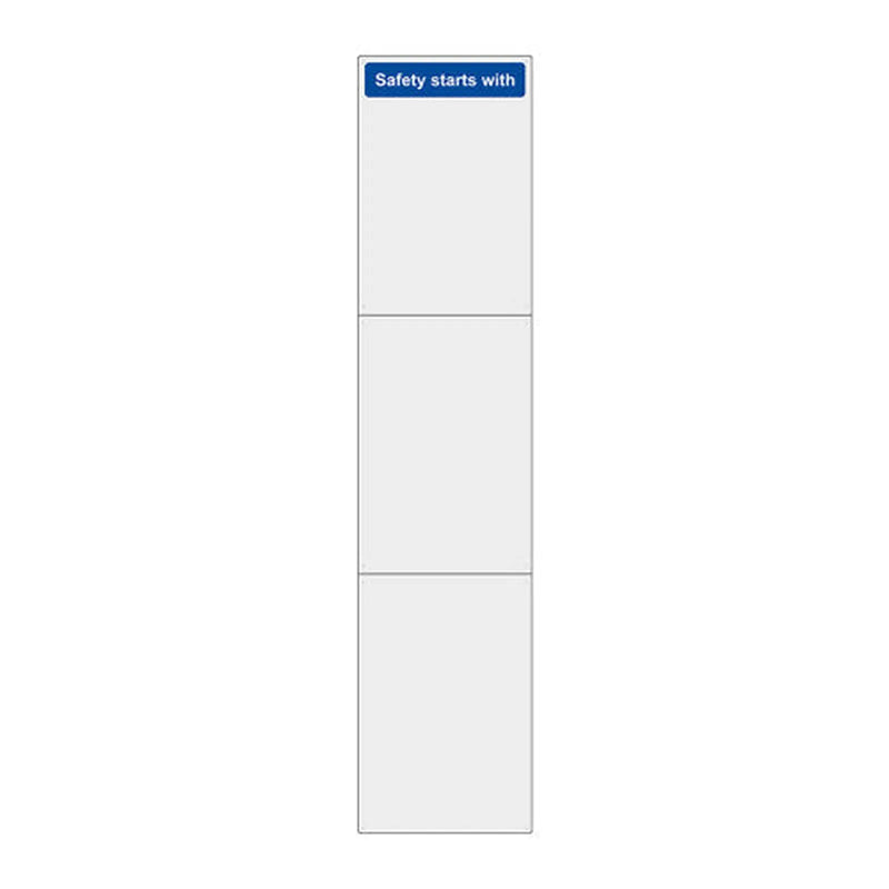 Centurion Large Safety Mirror Set - Safety Starts With - Overall W400mm x H1800mm