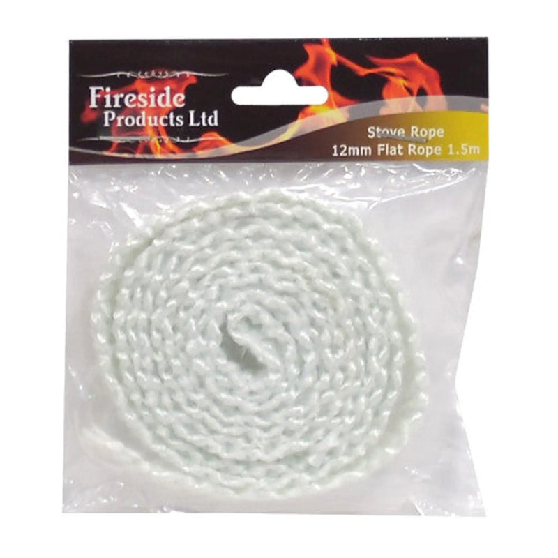 Centurion Fireside Stove Rope Flat - 12mm x 1.5m - Pack of 5