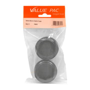 Centurion 45mm Brown Castor Cups - Pack of 10